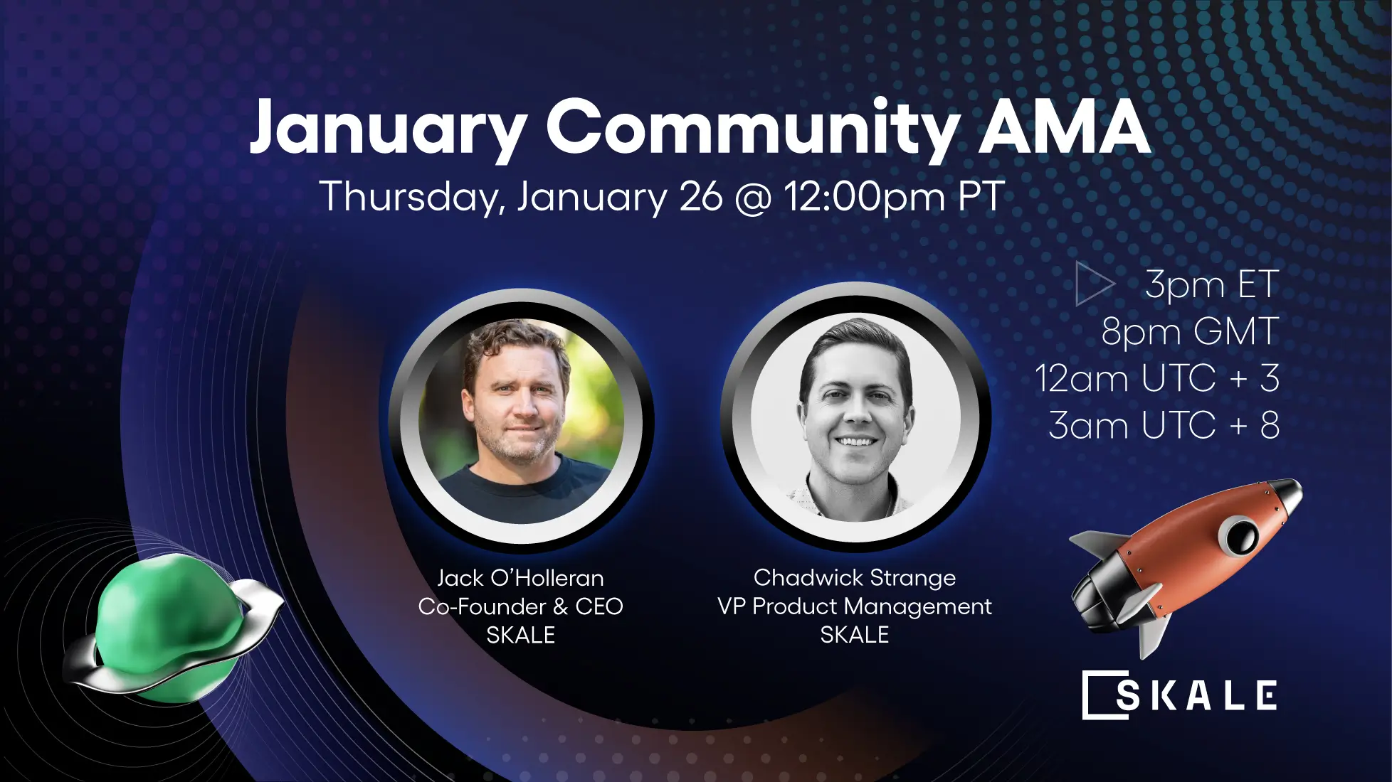 Tune into a January Community AMA with SKALE Labs Leaders | SKALE