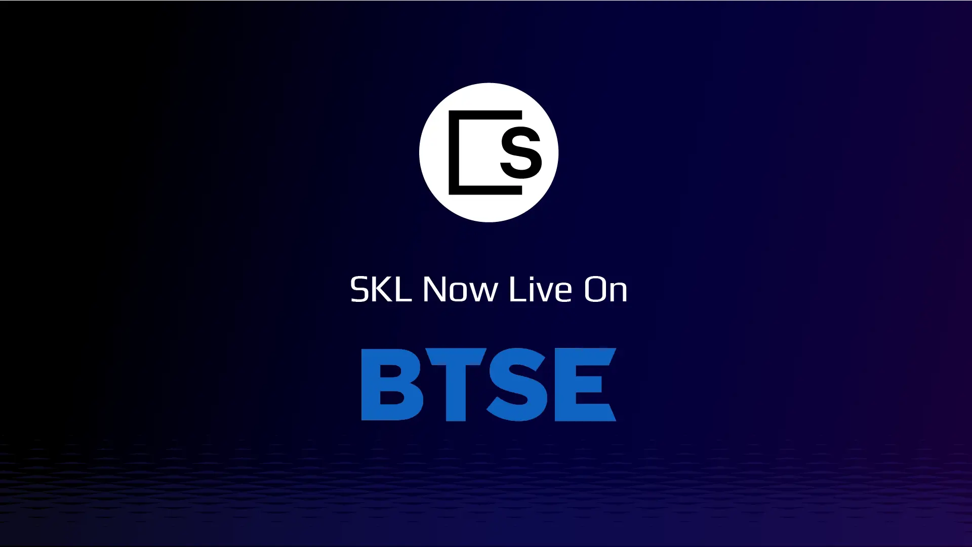 SKL now available on BTSE | SKALE