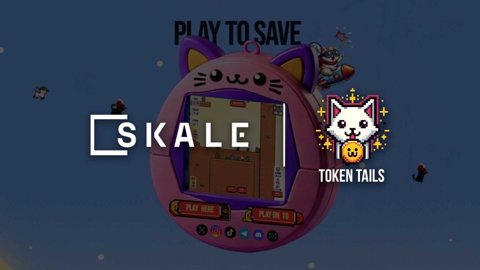 Token Tails is Live on SKALE: Bringing Play-to-Save to the Gas-Free Network