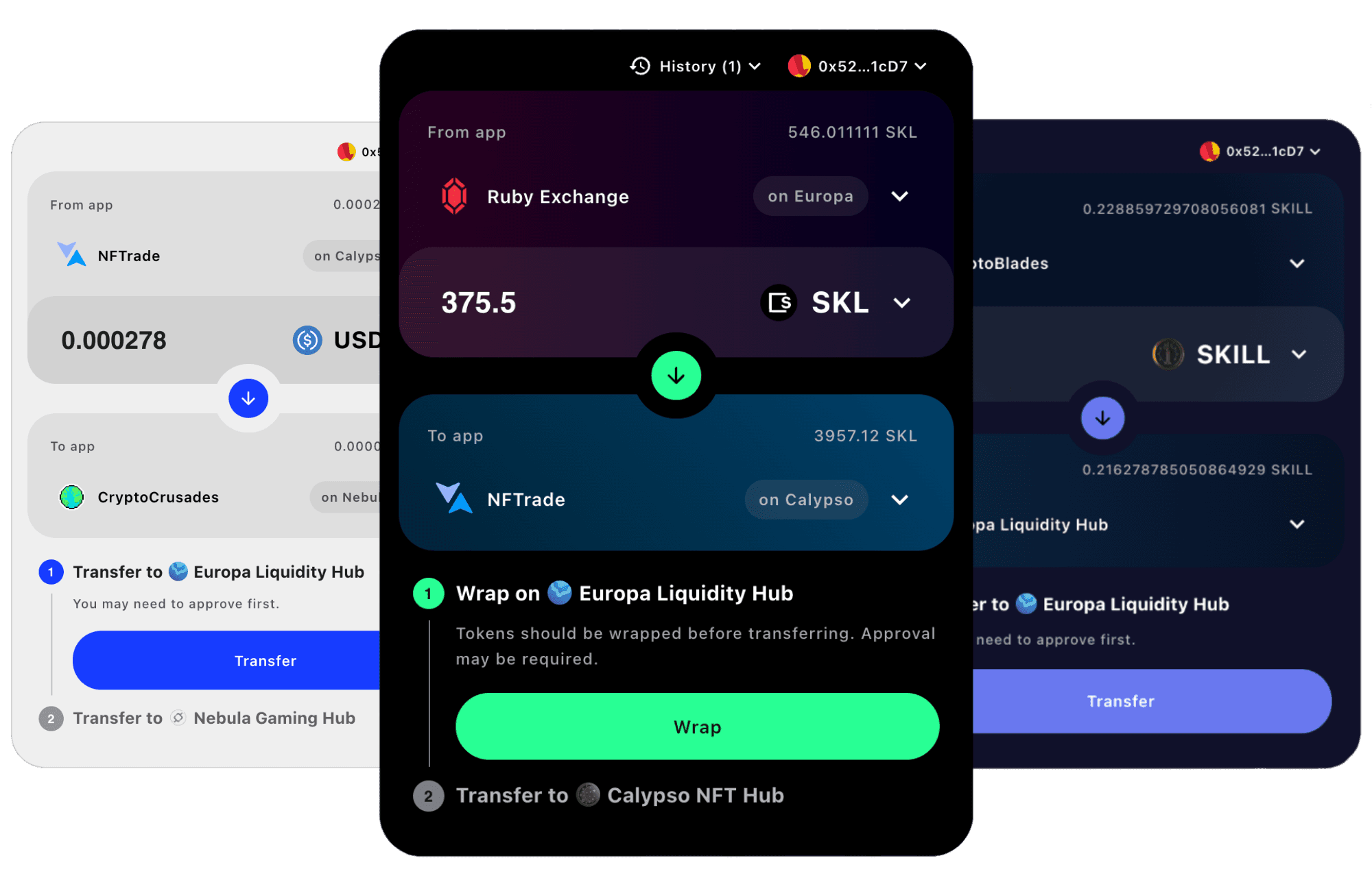 Metaport 2.0 features an upgraded UI that makes it easier than ever to bridge to SKALE