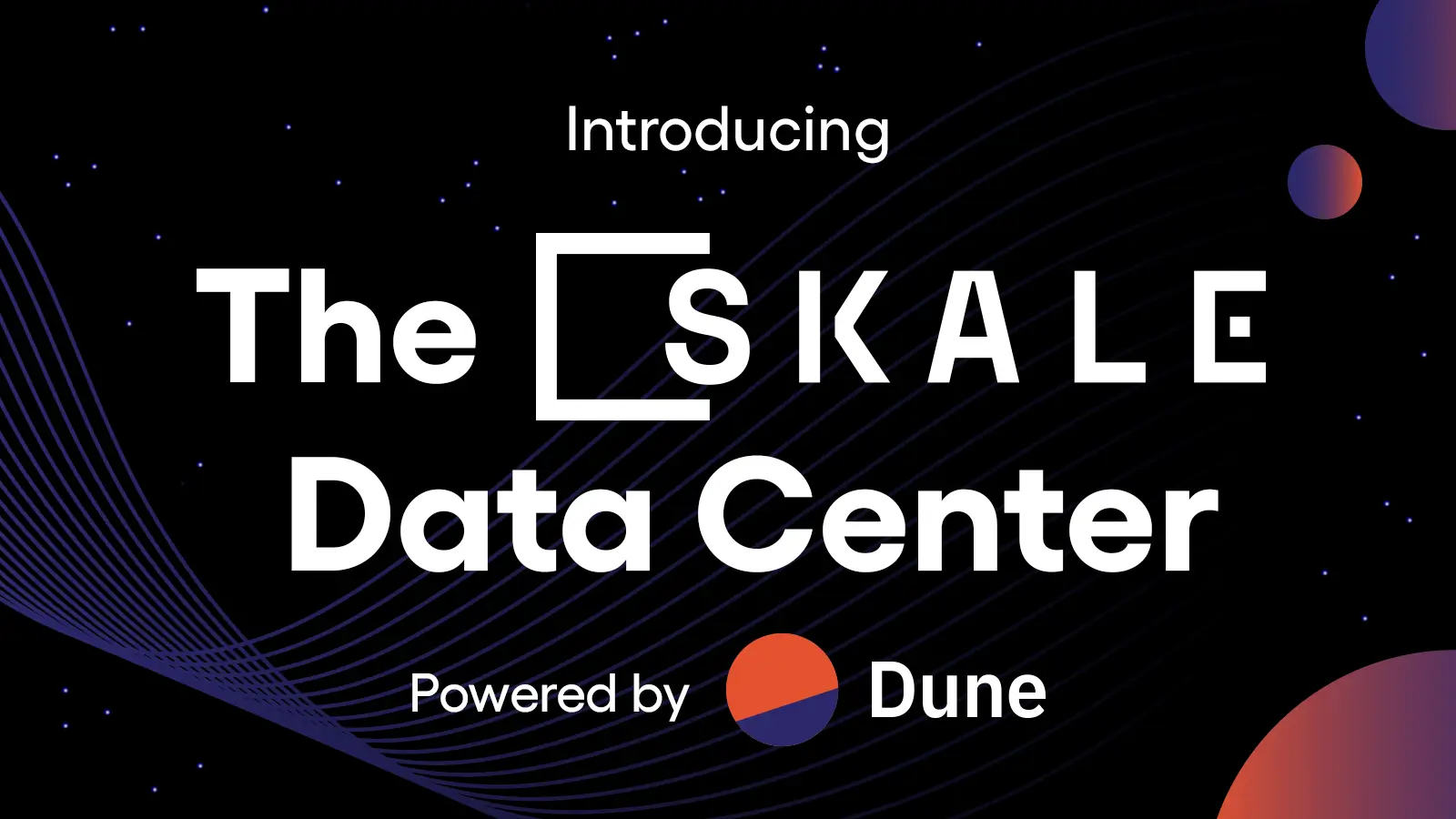 Introducing The SKALE Data Center Powered by Dune Analytics | SKALE