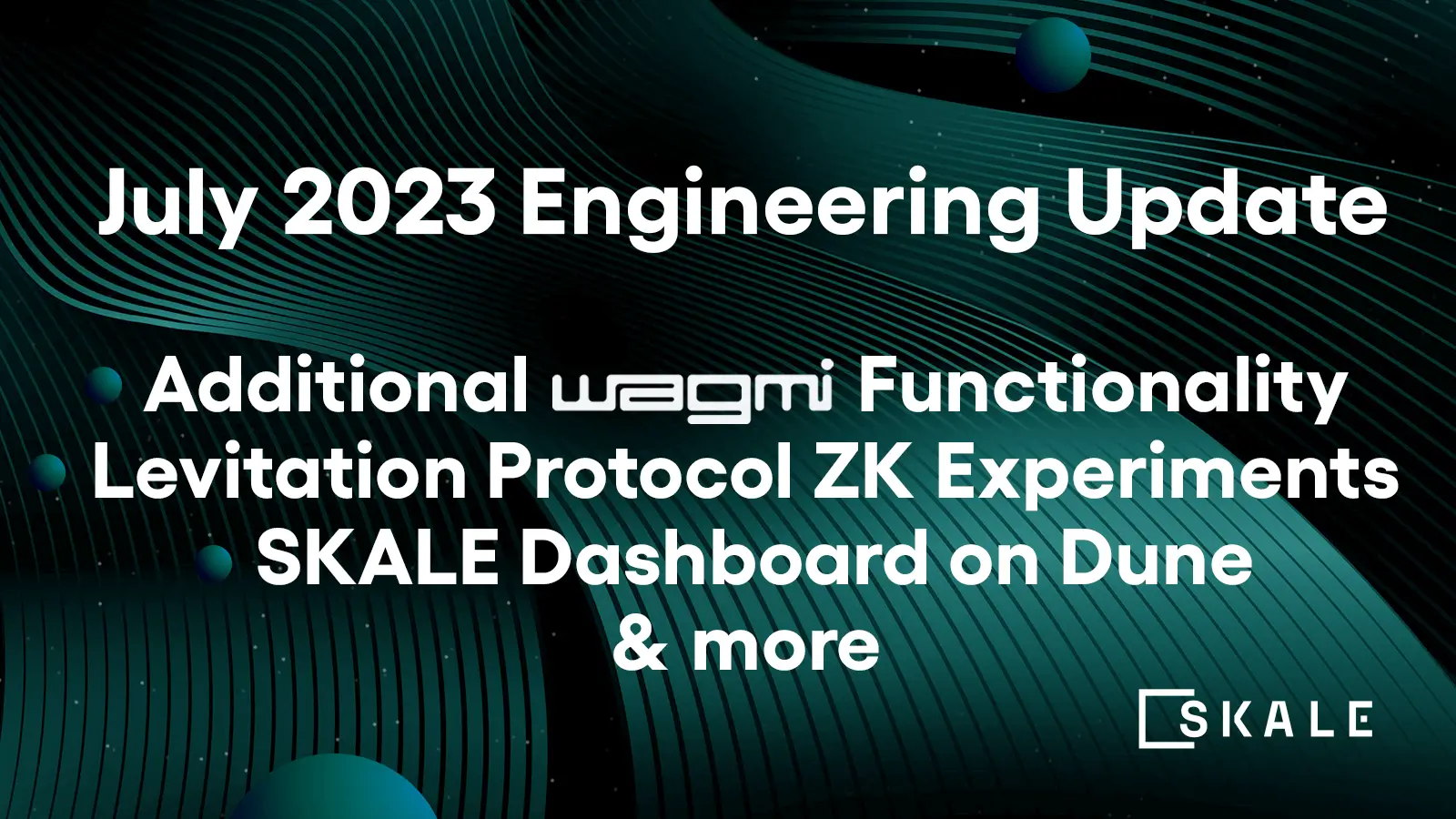 Enhanced Developer Tooling and Improved Data Availability in the July 2023 Engineering Update | SKALE