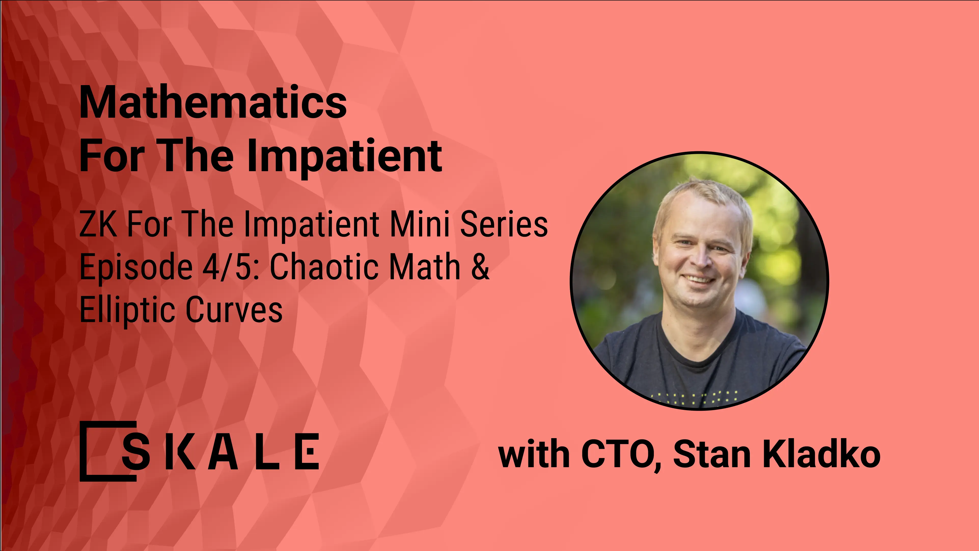 ZK for the Impatient Episode 4: Chaotic Math & Elliptic Curves with SKALE Co-Founder Stan Kladko | SKALE