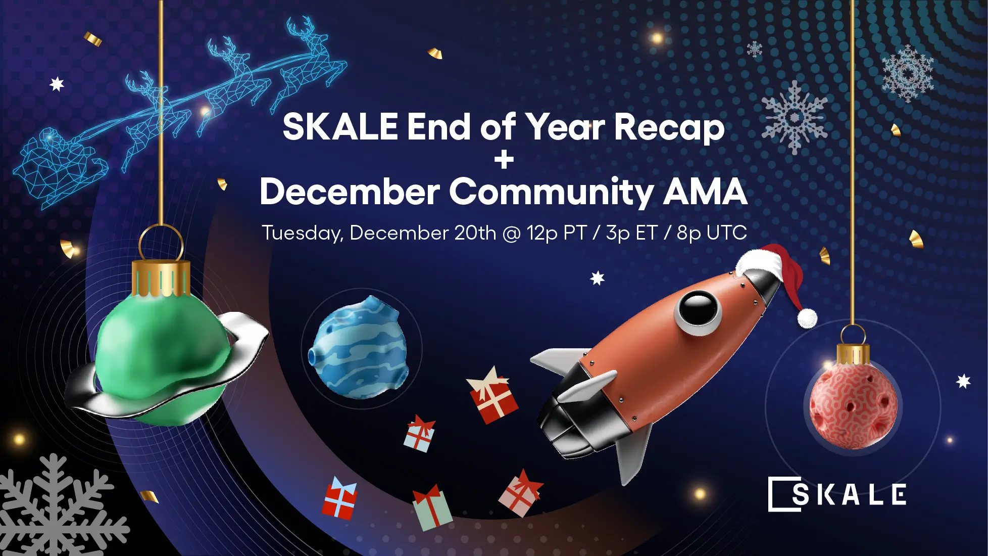 Upcoming SKALE End of Year Recap + December Community AMA | SKALE