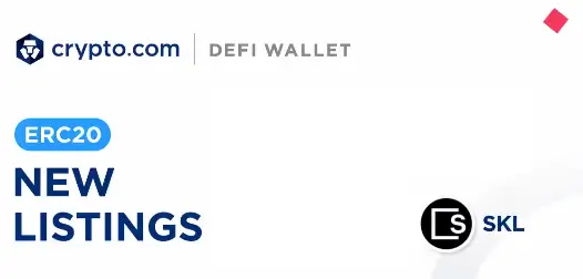 Crypto.com adds SKL to DeFI Wallet | SKALE