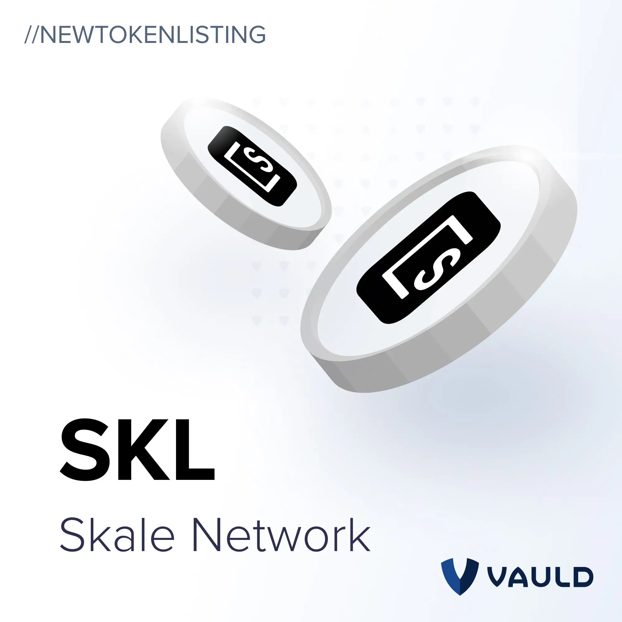 SKL Tokens are now live on Vauld | SKALE