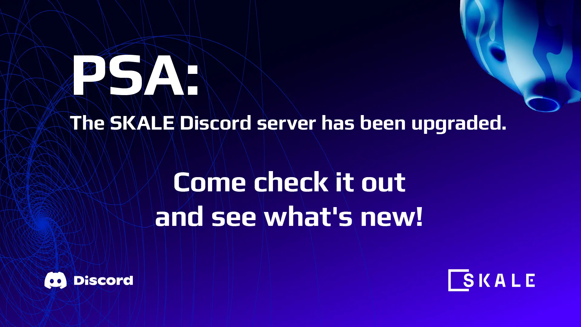 SKALE’s Discord Server Has Been Upgraded! | SKALE