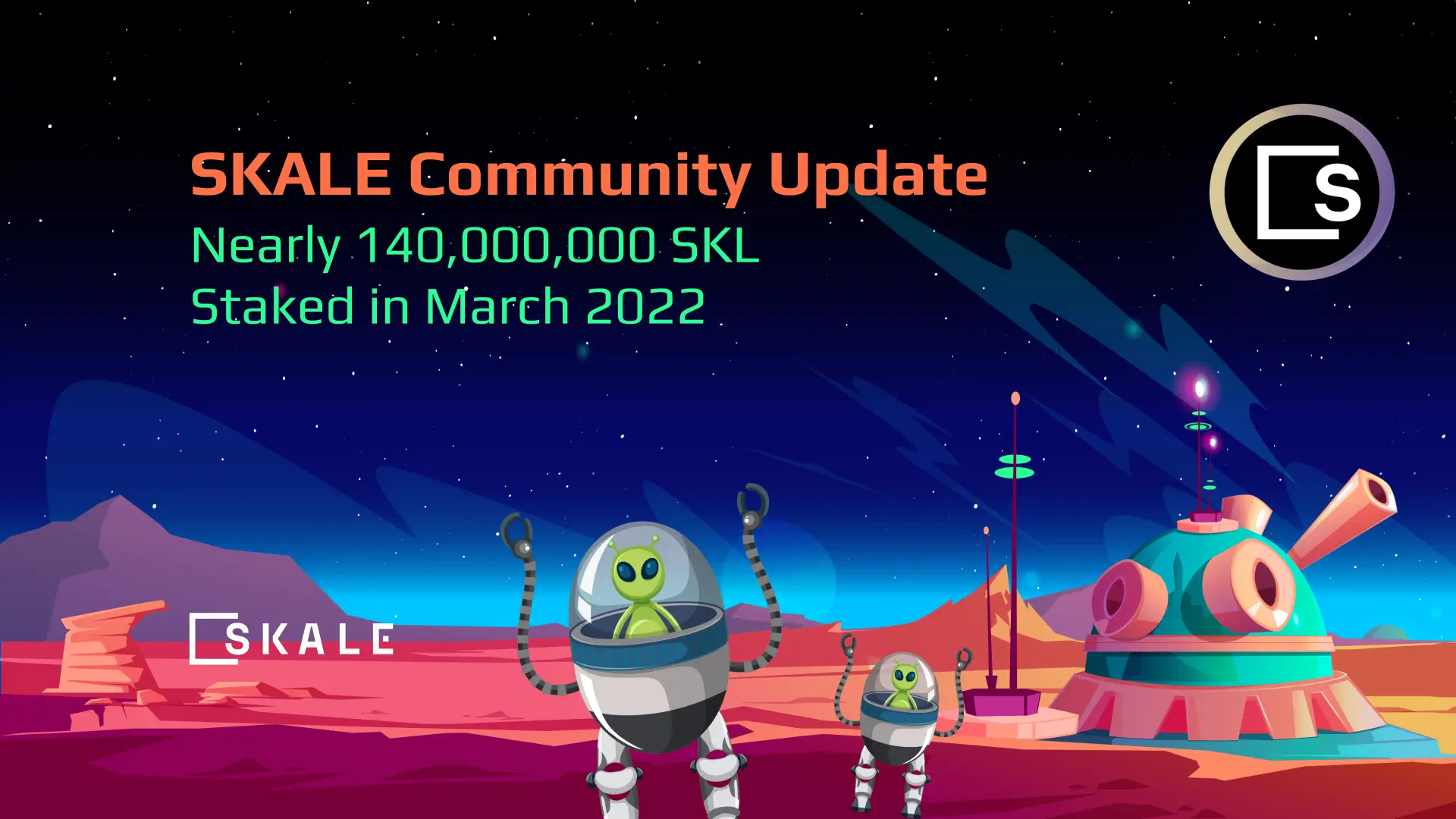 March sees increase of nearly 140,000,000 SKL staked in the SKALE Network | SKALE