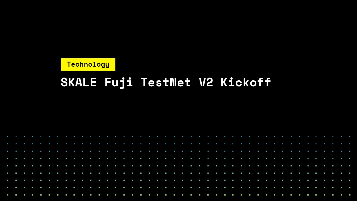 SKALE Fuji TestNet V2 Kickoff | SKALE